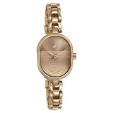 Fastrack, Women's  Watch Analog, Golden Dial Golden Stainless Steel Band, 6258WM01